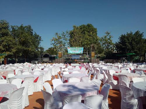 งานกินเลี้ยงโต๊ะจีน บริษัท ฟอร์เวิร์ด ฟรีแลนด์ จำกัด โคราช